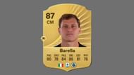 Nicolo Barella is a great center midfielder in the game (Image via EA Sports)